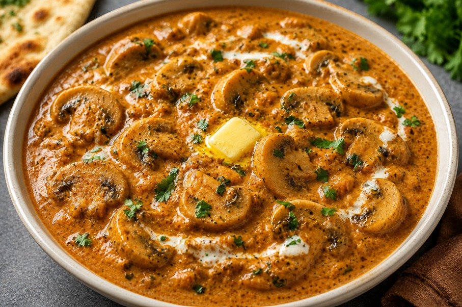 Mushroom Butter Masala